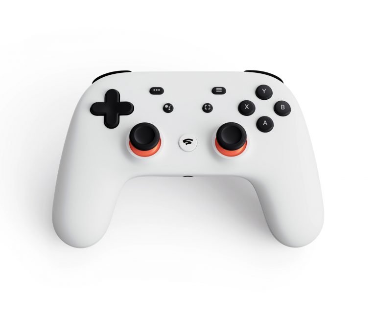 AP Photo,ARCHIVO – En esta imagen proporcionada por Google el control de su plataforma de videojuegos por streaming Stadia. Google ofrecerá Stadia con un paquete inicial con un control y servicio para un jugador y un amigo por 130 dólares a partir de noviembre de 2019. La suscripción posterior costará 10 dólares al mes y estará disponible en 2020. (Google via AP, archivo)