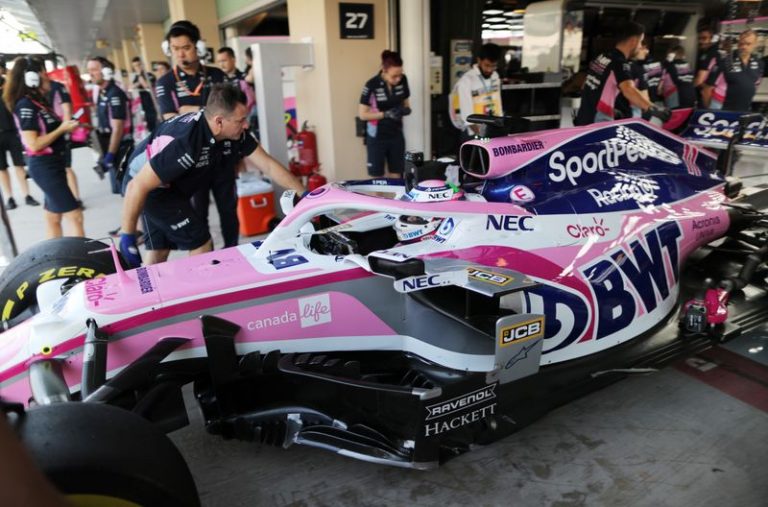 LYNXMPEG0U1U5.jpg,FOTO DE ARCHIVO: El monoplaza Racing Point del mexicano Sergio Pérez durante una práctica del Gran Premio de Abu Dabi. 30 de noviembre de 2019. REUTERS/Ahmed Jadallah; Crédito: Ahmed Jadallah, Reuters