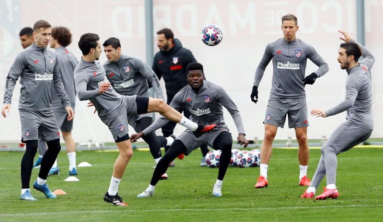 LYNXMPEG1G0WZ.jpg,Imagen del día del entrenamiento del Atlético de Madrid de cafra al partido por la Liga de Campeones ante el Liverpool - Ciudad Deportiva Wanda Atlético de Madrid, Madrid, España - Febrero 17, 2020   REUTERS/Juan Medina; Crédito: JUAN MEDINA, Reuters