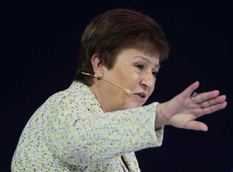 LYNXMPEG1H16K.jpg,La directora gerente del FMI, Kristalina Georgieva, habla en el Foro Global de Mujeres en Dubái, Emiratos Árabes Unidos, 16 febrero 2020.
REUTERS/Christopher Pike ; Crédito: Christopher Pike, Reuters