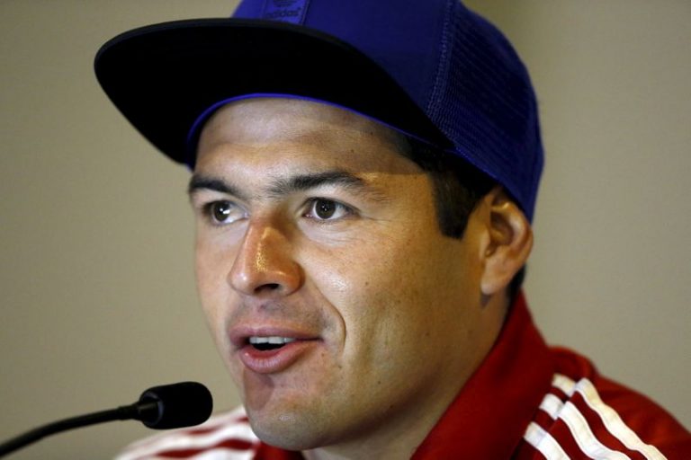 LYNXMPEG1J1SN.jpg,Foto de archivo de Pablo Aguilar durante rueda de prensa en la Copa América 2015. Concepción, Chile. 28 de junio de 2015.
REUTERS/Carlos Garcia Rawlins; Crédito: Array, Reuters