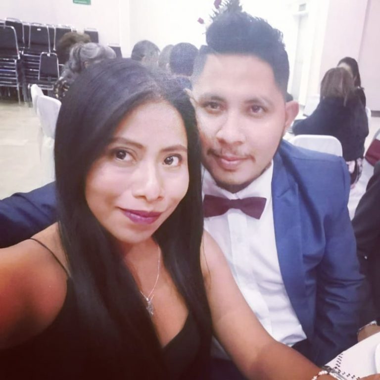 Yalitza y su novio