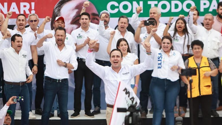cierre de campaña de Manolo jiménez en Coahuila