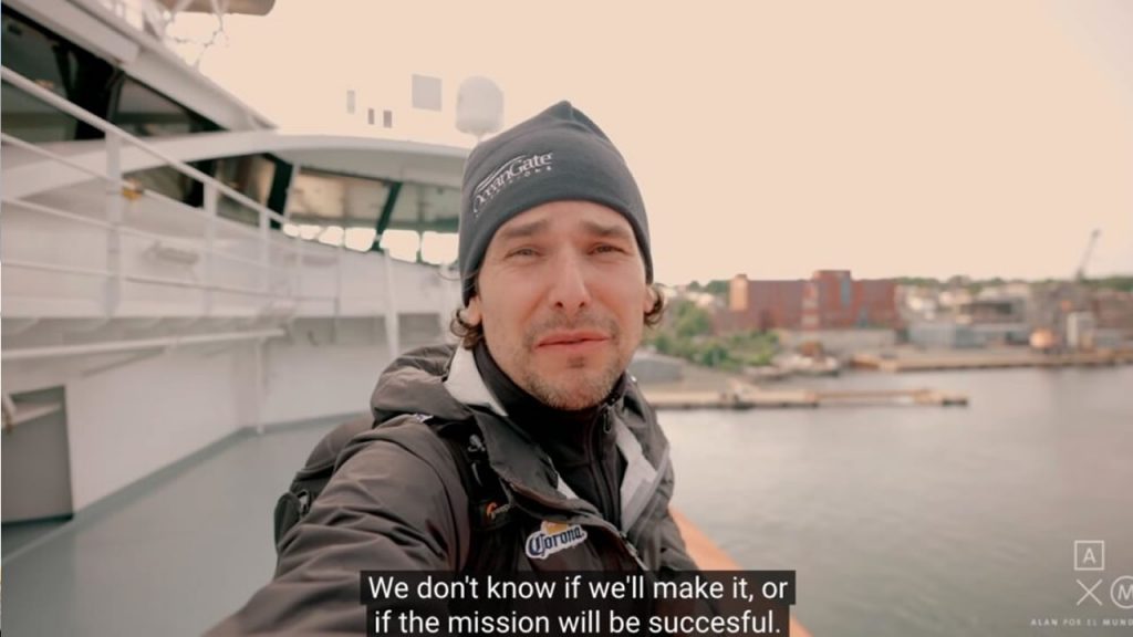 Alan Estrada narra los peligros del Titanic