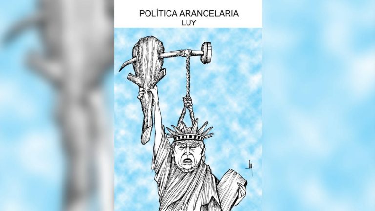 El cartón politica arancelaria - Luy