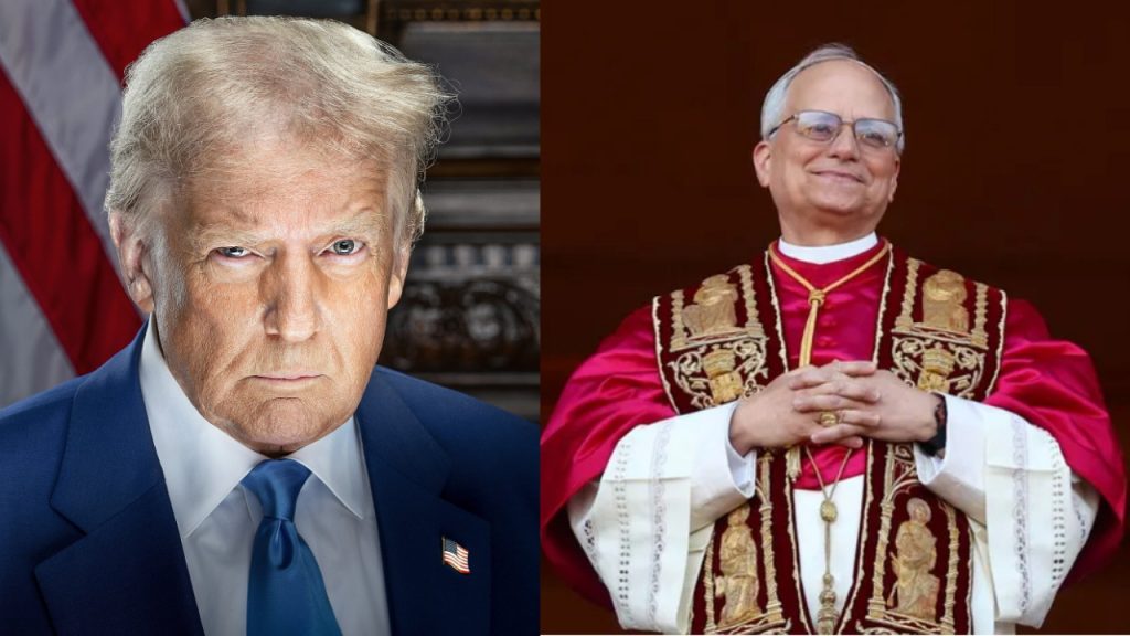Trump y León XIV