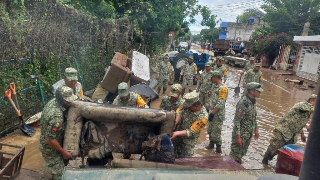 despliegue por lluvias